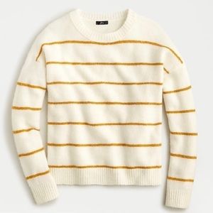 J Crew Striped Alpaca Sweater